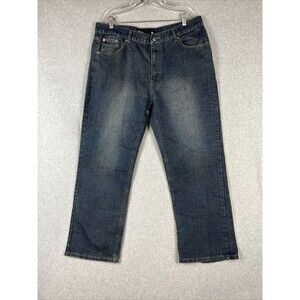 New Nation Jeans SE:06 Black Denim Mens 40X32 design pockets